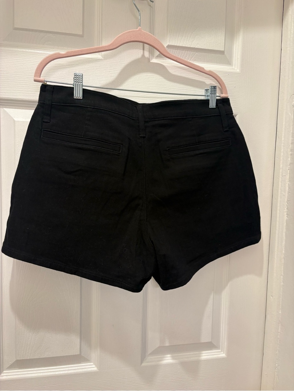 J.Crew Black Utility Shorts NWT Size 30 Gold Crest Buttons Side Zip Stretch - Picture 4 of 10